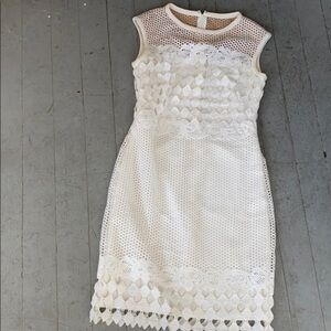 Sale — RALPH LAUREN White Summer Midi Dress, XS